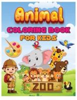 Zoo Animal Coloring
