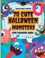 Cute Halloween Monster Coloring Book