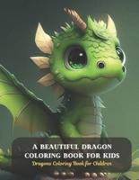A Beautiful Dragon Coloring Book for Kids