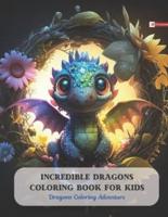 Incredible Dragons Coloring Book for Kids