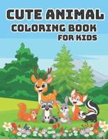 Cute Animal Coloring Book For Kids