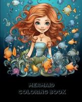 Mermaid Coloring Book for Children