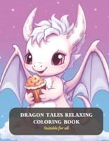DRAGON TALES Relaxing Coloring Book