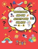 Educational And Fun Activity Book for Kids