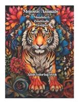 Majestic Animals Mandala & Zendoodle Designs Adult Coloring Book