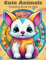 Cute Animals Coloring Book for Kids