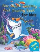 Abc Shark Coloring And Tracing Book For Kids