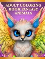 Adult Coloring Book Fantasy Animals