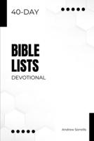 40-Day Bible Lists Devotional