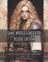 Game World Generator Deluxe - Black Label Edition