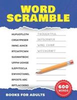 Word Scramble Books for Adults