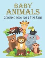 Baby Animal Coloring Book For 2 Year Olds