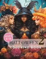 Halloween Coloring Book for Girls 2