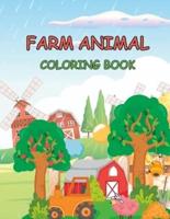 Farm Animal Coloring Book For Kids