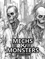 Mechs & Monsters Coloring Book