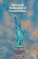 Universal Declaration of Human Values