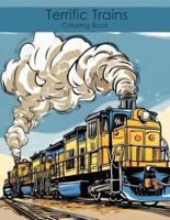 Terrific Trains Coloring Book