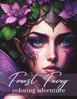 Adult Coloring Book - Forest Fairy