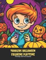 Toddlers Halloween Coloring Playtime