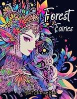 Forest Fairies Adult Coloring Book