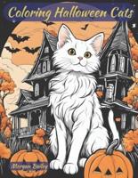 Coloring Halloween Cats