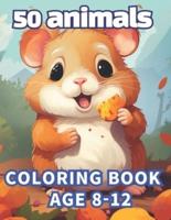 50 Animals Coloring Book
