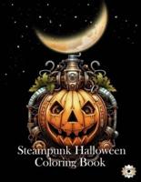 Steampunk Halloween Coloring Book
