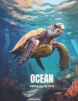 Ocean - Adult Coloring Book