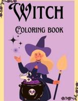 Witch Coloring Book for Kids and Teens