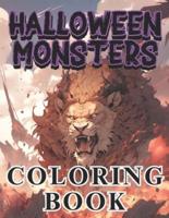 Halloween Monsters Coloring Book