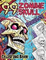 99 Zombie Skull Doodles Coloring Book