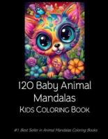 Mandalas Animals Coloring Book 120 Pages