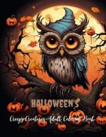 Halloween's Creepy Creatures Coloring Book