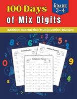 100 Days of Mix Digits for Grade 3-4