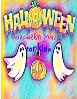 Big Halloween Mazes for Kids Age 4-8