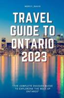 Travel Guide to Ontario 2023