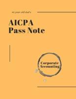 40-Year-Old Dad's AICPA Pass Note - Corporate Accounting