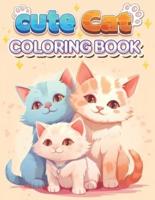 Cute Cats Coloring Book For Adults