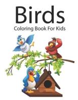 Birds Coloring Book For Kids