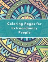 Coloring Pages for Extraordinary People