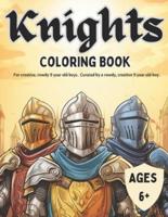 Knights Coloring Book