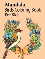 Mandala Birds Coloring Book For Kids