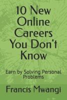 10 New Online Careers You Don't Know