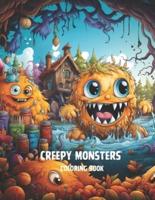 Creepy Monsters Coloring Book