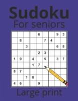 Sudoku for Seniors for Seniors Large Print