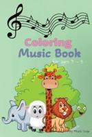 Coloring Music Book