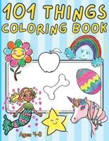 101 Things Coloring Book