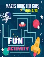 Activity Fun Mezes Book For Kids