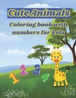 Cute Animal Numbers Coloring Book