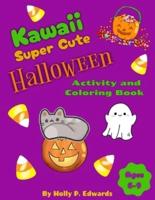Kawaii Super Cute Halloween Activity Book